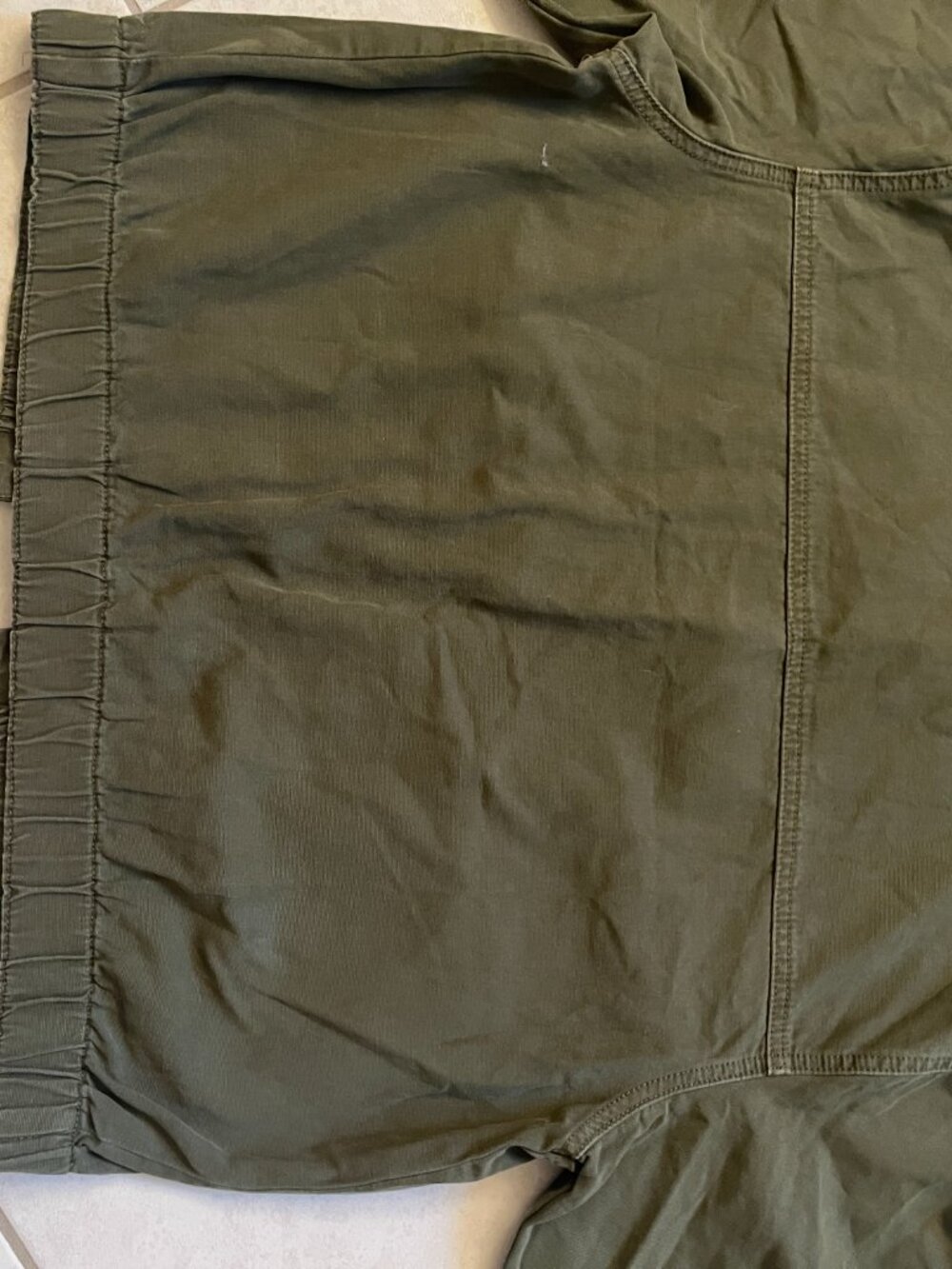 Driftwood Olive Green Floral Embroidered NWT Utility Jacket, Size: L - Picture 9 of 13
